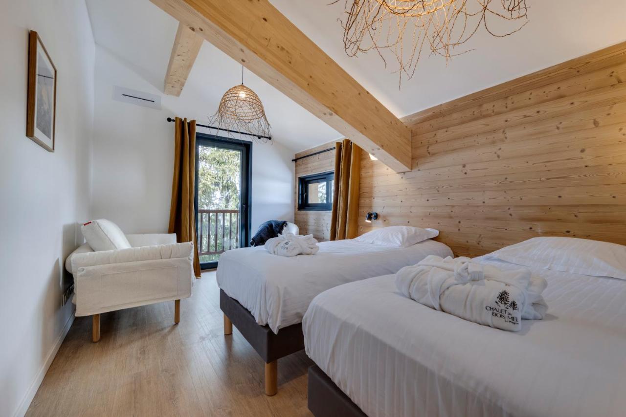 Chalet Du Bois Melay - Piscine - Proche Pistes - 15 Personnes Ла-Плань Екстер'єр фото